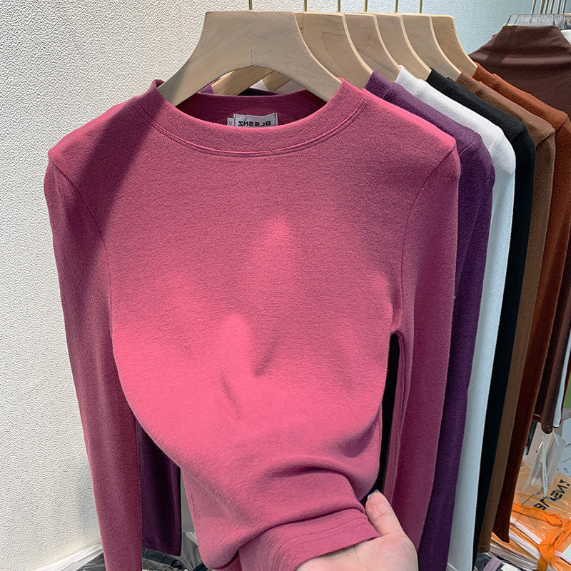 Damen Langarmshirt Feine Struktur Norvielle - Norvielle