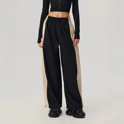 Damen Sportfreizeithose Mit Kontraststreifen