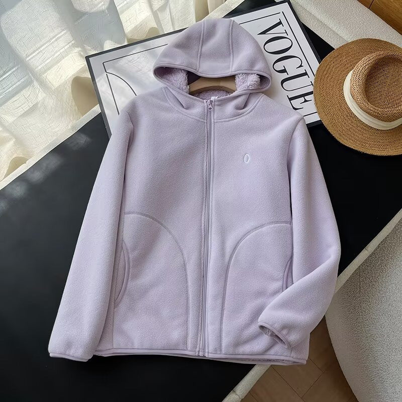 Damen Fleecejacke Warm Kuscheliges Innenfutter Norvielle
