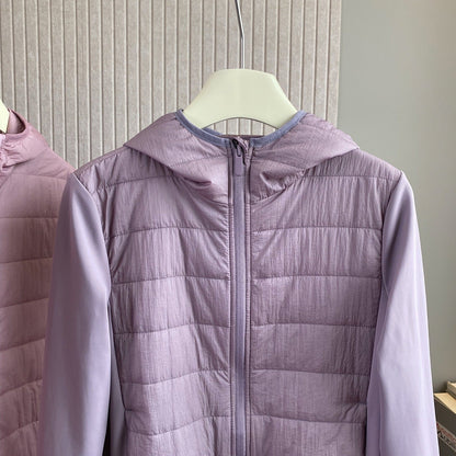 Damen Hybrid-Jacke Leicht Kapuze Isolierung Norvielle