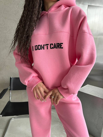Damen Hoodie Sportlich Norvielle Mit Auffälligem Schriftzug