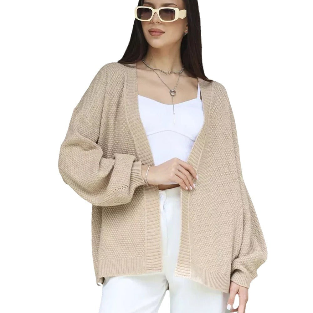 Damen Strickjacke Weit Norvielle
