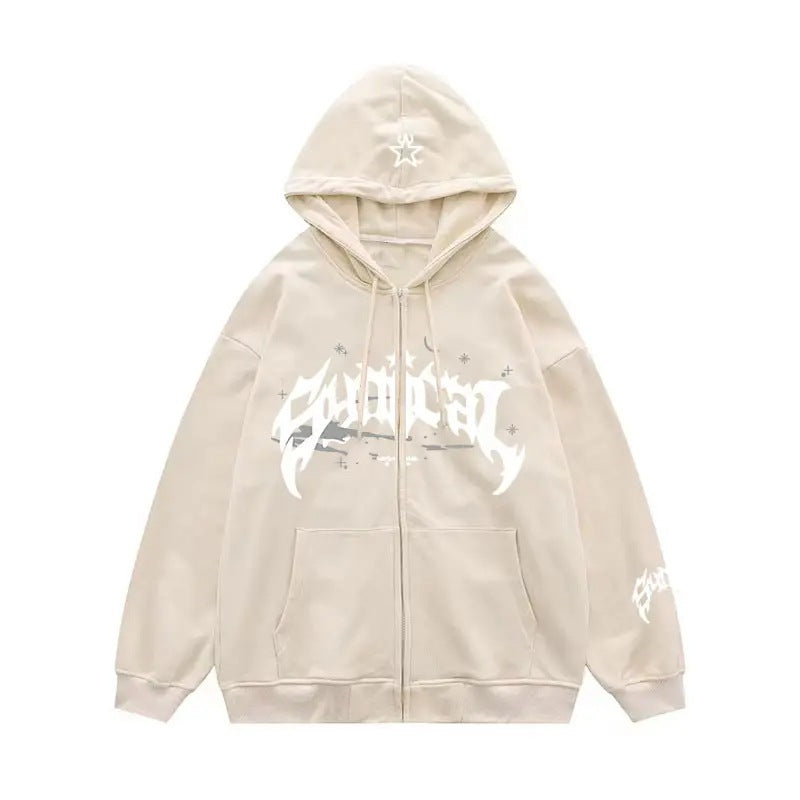 Damen Kapuzensweater Urban Grafik Taschen Norvielle