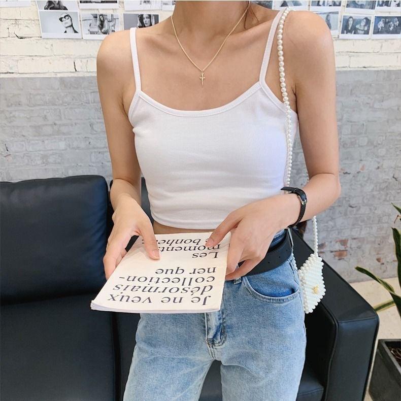Damen Cropped Elastisch Schmal
