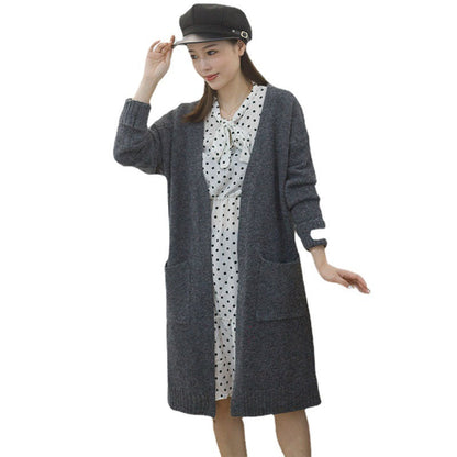 Damen Strickjacke Oversize Mit Taschen Norvielle