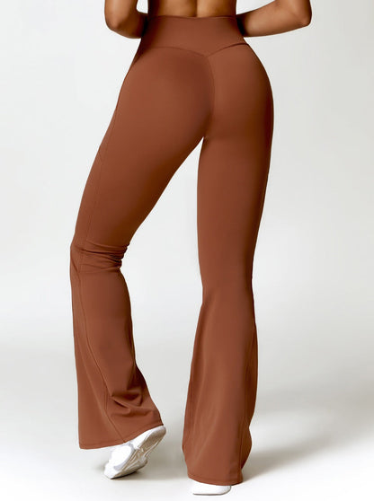 Serafina Damen High-Waist Schlagleggings Figurformend - Norvielle