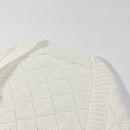 Damen Strickpullover Rautenmuster Norvielle