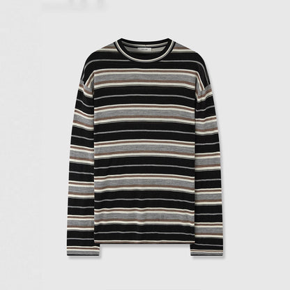 Damen Langarmshirt Streifenmuster Norvielle