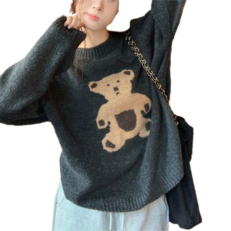 Damen Strickpullover Bärig Norvielle