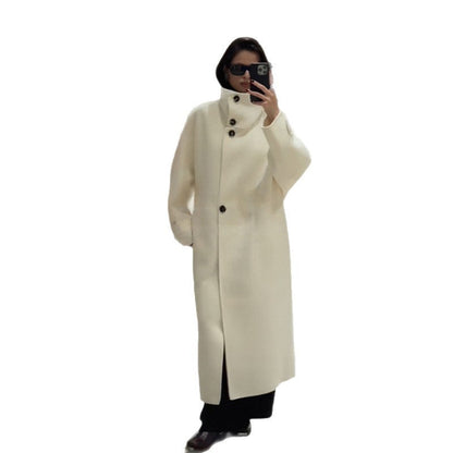 Damen Oversized-Mantel mit hohem Kragen Norvielle