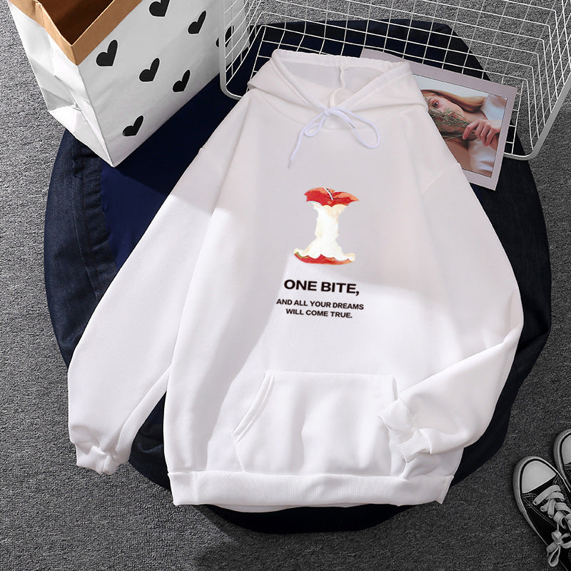 Damen Hoodie Fruchtiges Melonenmotiv Baumwolle Grün - Norvielle