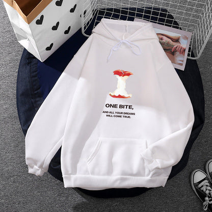 Damen Hoodie Fruchtiges Melonenmotiv Baumwolle Grün - Norvielle