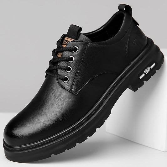 Herren Schnürschuhe Rutschfest Atmungsaktives Innenfutter Schwarz - Norvielle