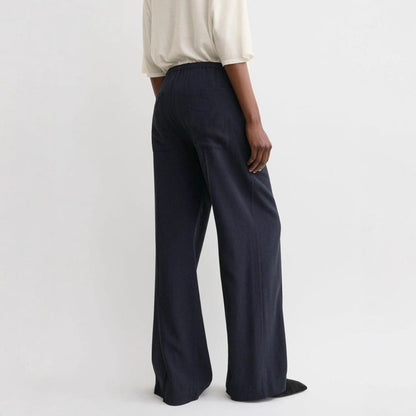 Damen Chiffon-Hose Weit Elastischer Bund Norvielle