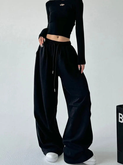 Damen Jogginghose Weite Bequem Elastisch Norvielle