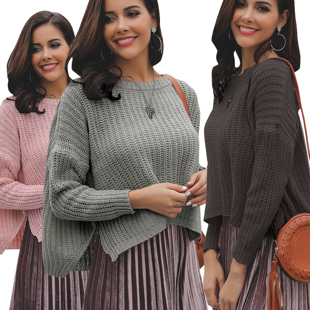 Damen Strickpullover Lässig Modisches Strickmuster - Norvielle