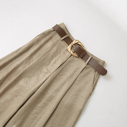 Damen Weite Culotte mit Gürtel Norvielle - Norvielle