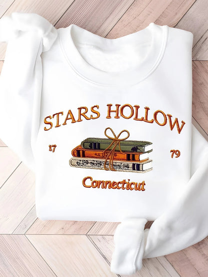 Damen Sweatshirt Stars Hollow Motiv Norvielle