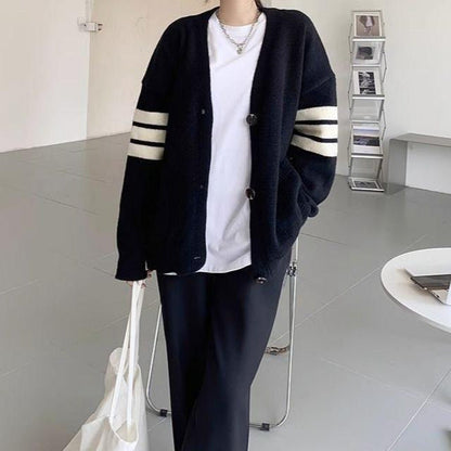 Damen Oversized Strickjacke Bequem Norvielle