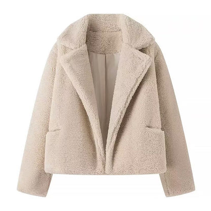 Damen Fleecejacke Kuschelig Elegantes Design Norvielle