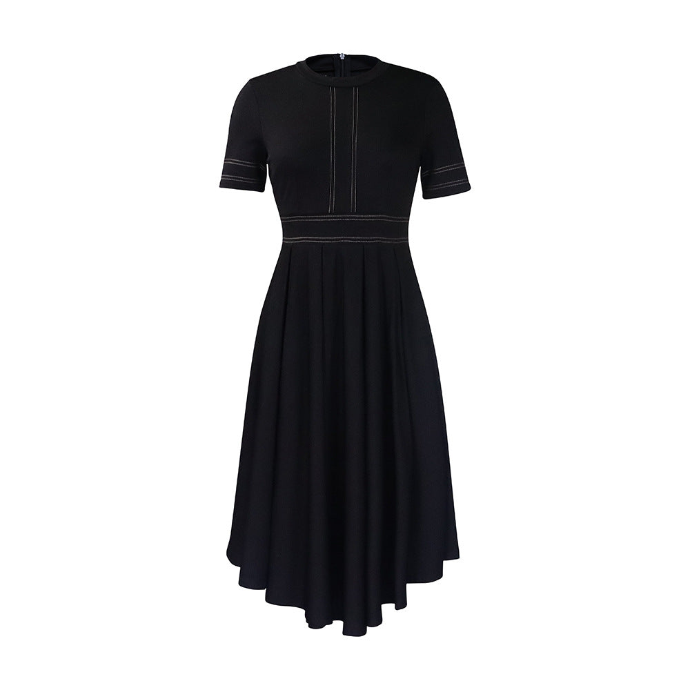 Damen Midikleid feine Taillierung schwingender Rock Norvielle