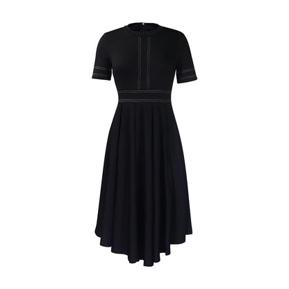 Damen Midikleid feine Taillierung schwingender Rock Norvielle