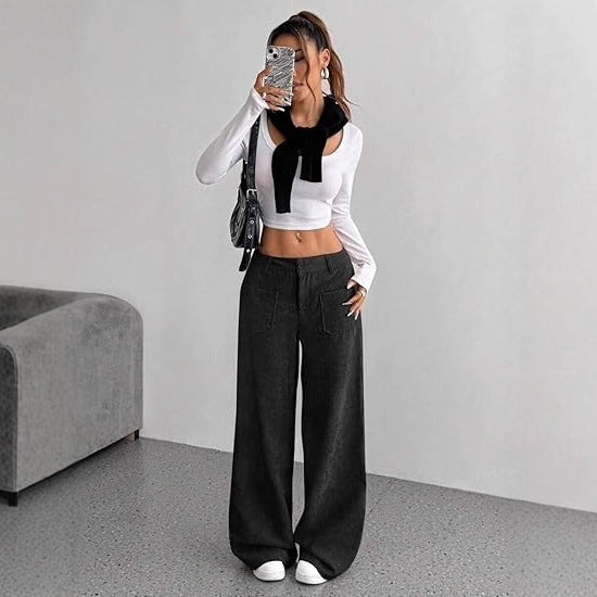 Damen Cordhose Weit Norvielle