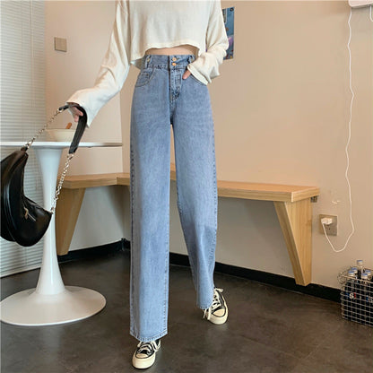 Damen Hochtaille Bootcut Jeans Norvielle