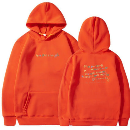 Damen Kapuzenpullover Komfort Passform Motiviert Norvielle