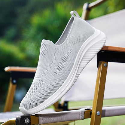 Herren Leicht Sneaker Atmungsaktives Strickdesign