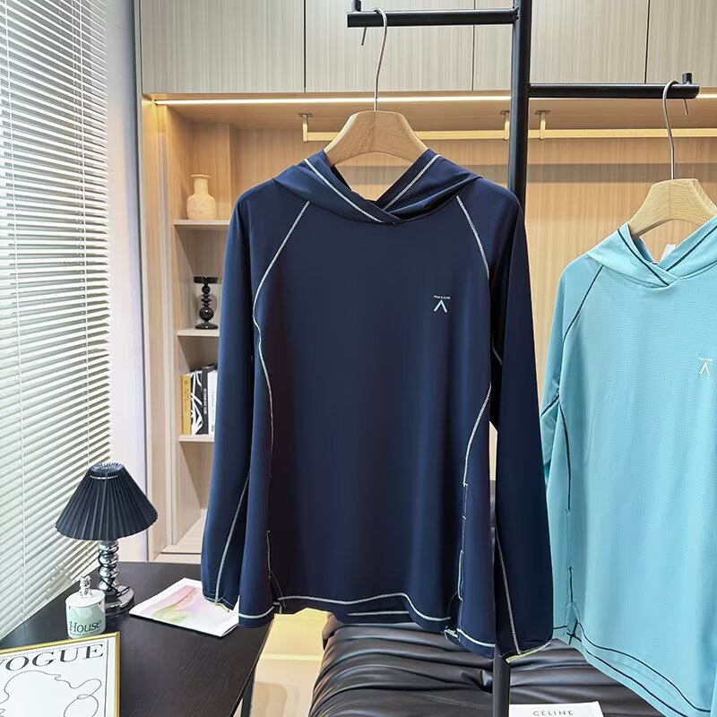Damen Sportoberteil Kapuze Atmungsaktives Material Norvielle