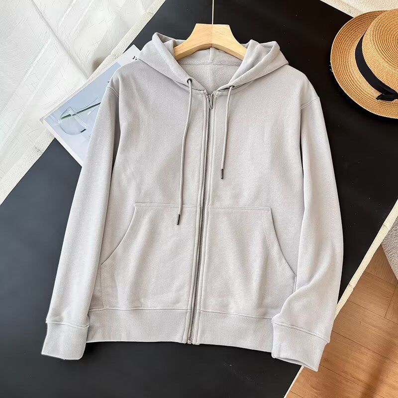 Damen Zip-Hoodie Sportlich Kängurutaschen Norvielle