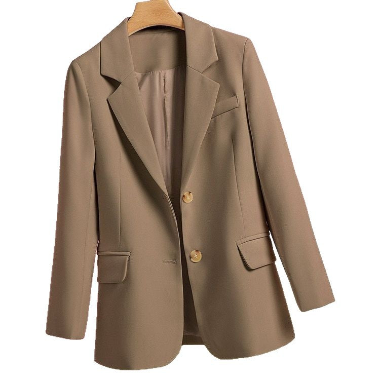 Damen Blazer Eleganter Schnitt Goldene Knöpfe