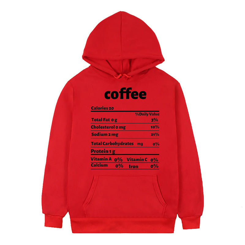 Damen Kapuzenpullover Nährwertdesign Norvielle