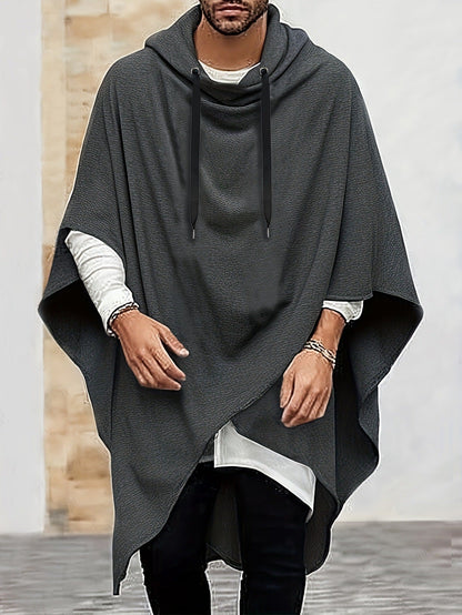 Herren Kapuzenponcho atmungsaktives Material Norvielle
