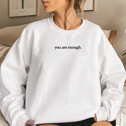 Damen Sweatshirt Inspirierendes Motiv Baumwolle Bequem Grau - Norvielle