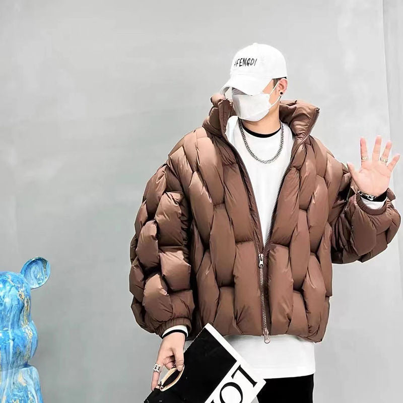 Geplüschte Pufferjacke Unisex Synthetic Füllung