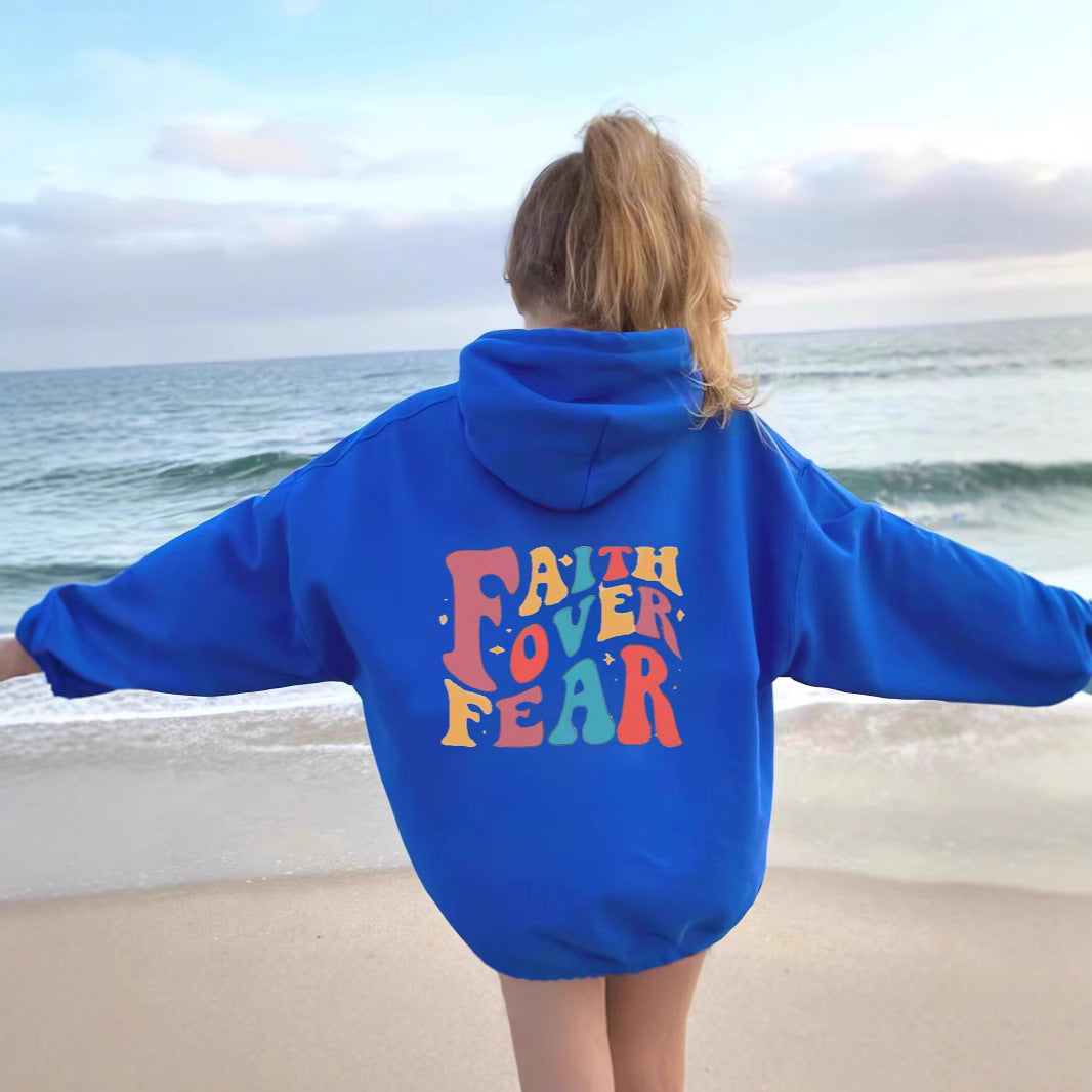 Damen Kapuzenpullover Mit Grafikdetails