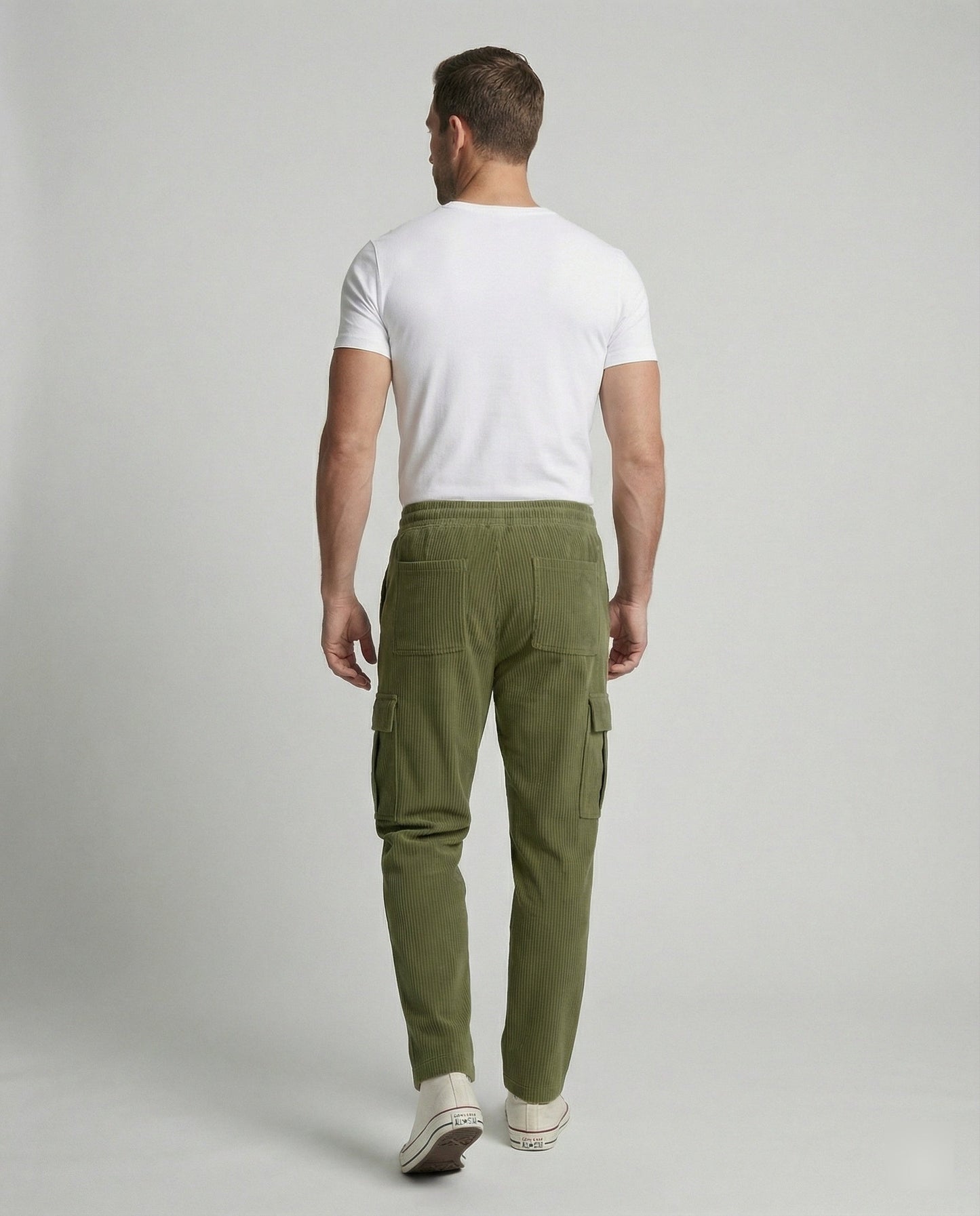 Herren Cargo-Hose Elastischer Bund Bequem