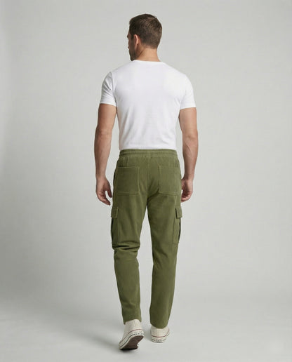 Herren Cargo-Hose Elastischer Bund Bequem