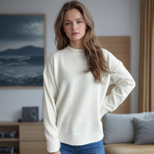 Damen Strickpullover Kuschelig Modern Lässig Norvielle - Norvielle