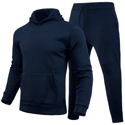 Damen Sportliches Hoodie- und Jogginghose-Set Baumwollmix