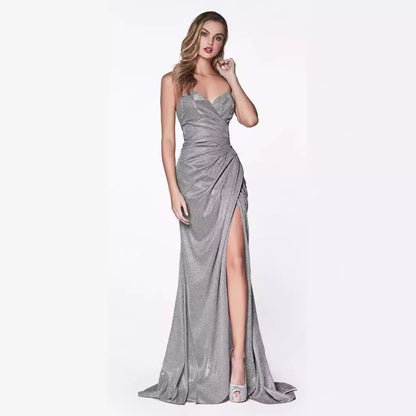 Damen Abendkleid mit Schlitz Norvielle