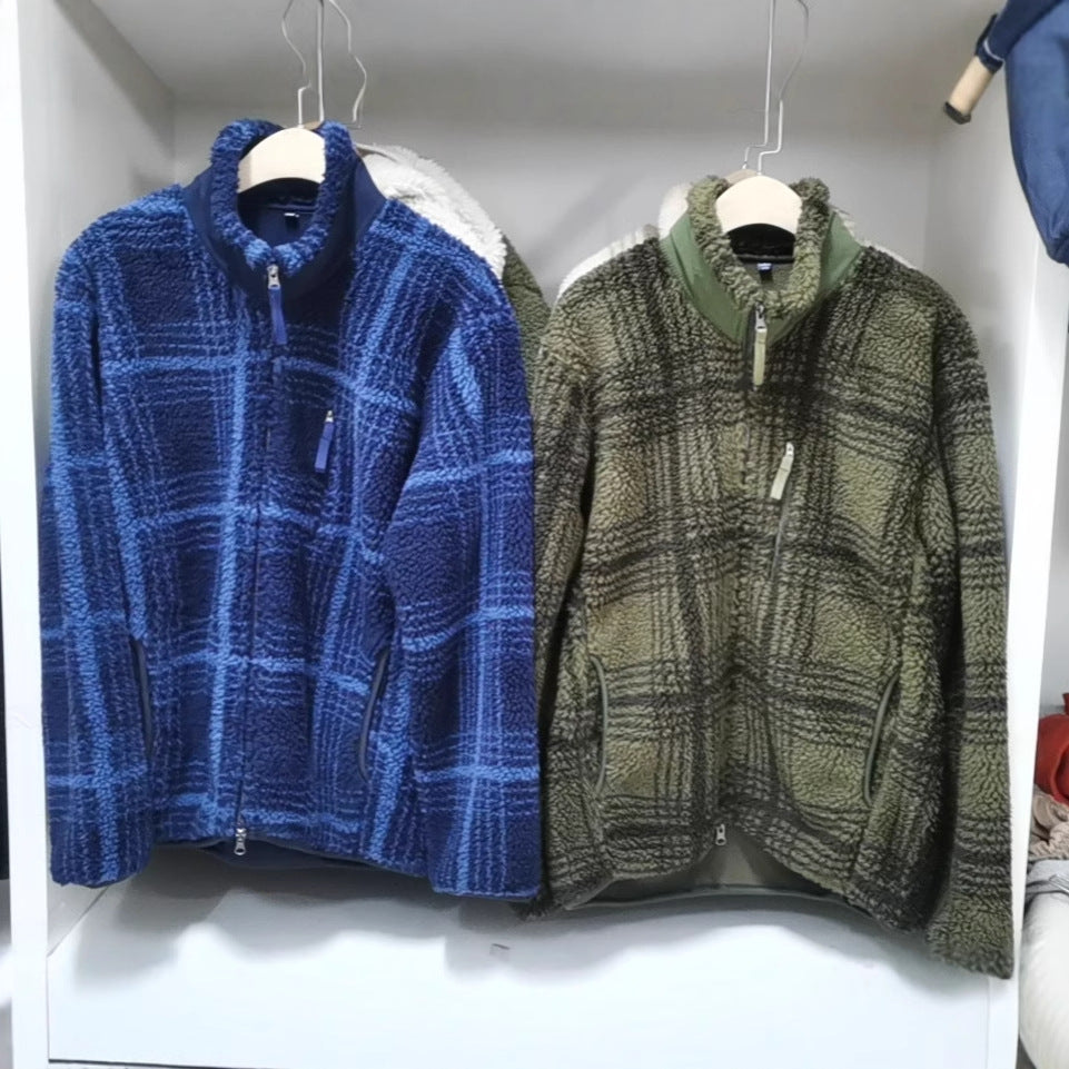 Damen Fleecejacke Wabenstruktur Hochkragen Norvielle