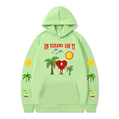 Damen Kapuzenpullover Sommermotiv Bequem Norvielle
