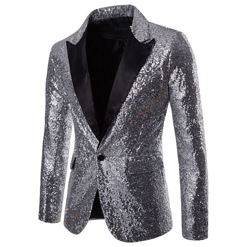 Herren Formalblazer Pailletten Norvielle