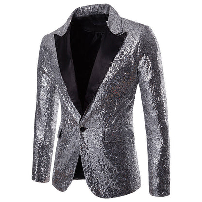 Herren Formalblazer Pailletten Norvielle
