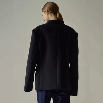 Damen Oversize Blazer mit Innenjacke Norvielle