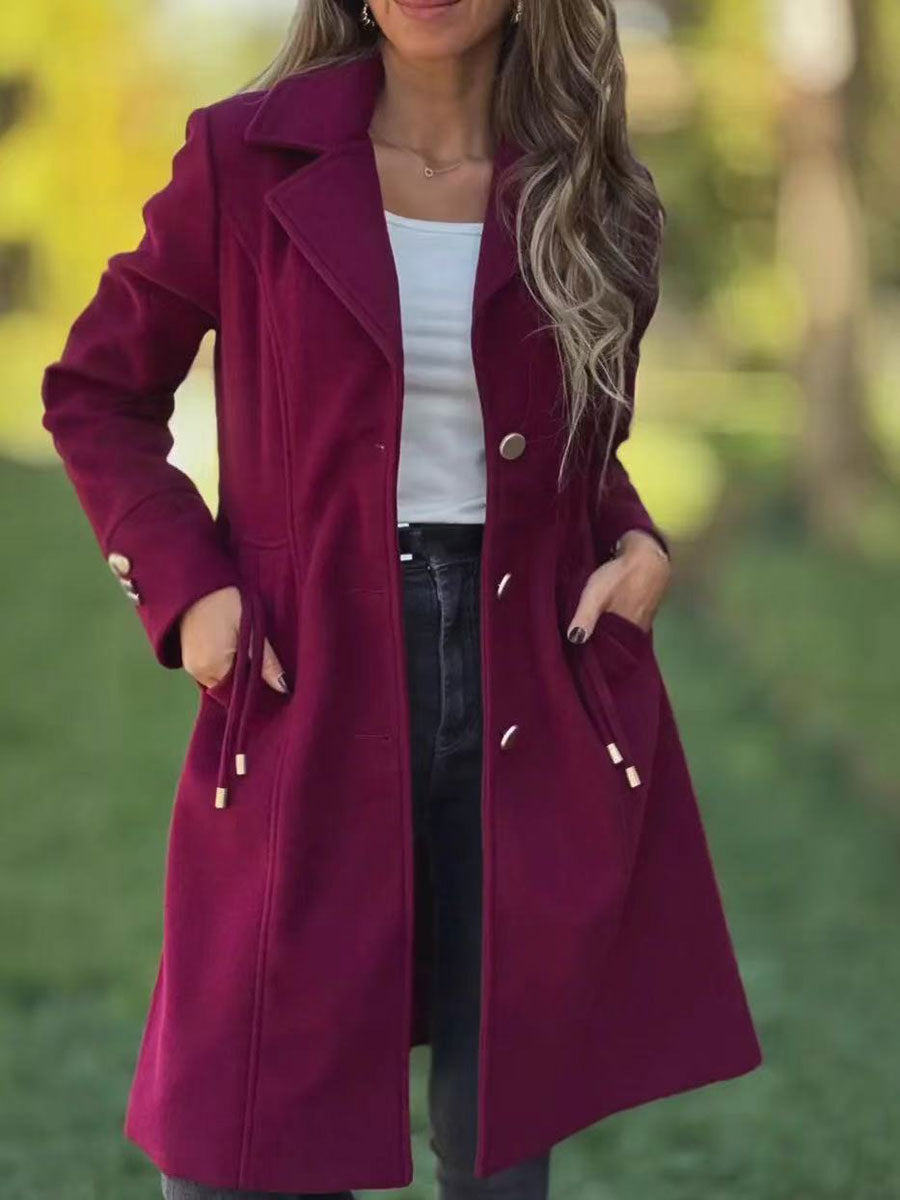 Damen Übergangsjacke Italienischer Schnitt Elegantes Design