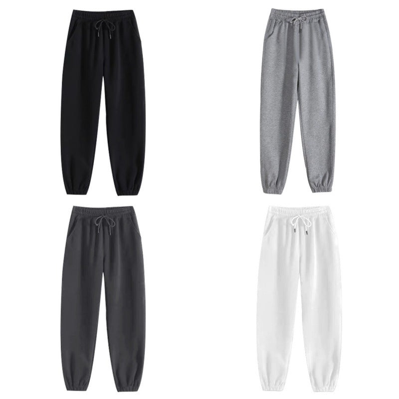 Damen Jogginghose Elastischer Bund Norvielle Bequem Schwarz - Norvielle